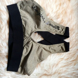 Doughnuts And Deadlifts Bra Sports Sz Small EUC